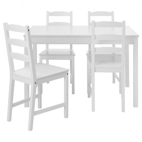 Комплект мебели ВЕСТВИК (стол + 4стула ) белый